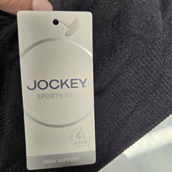 Jockey Seamfree Jersey Sports Bra Black Size XL - Picture 6 of 7